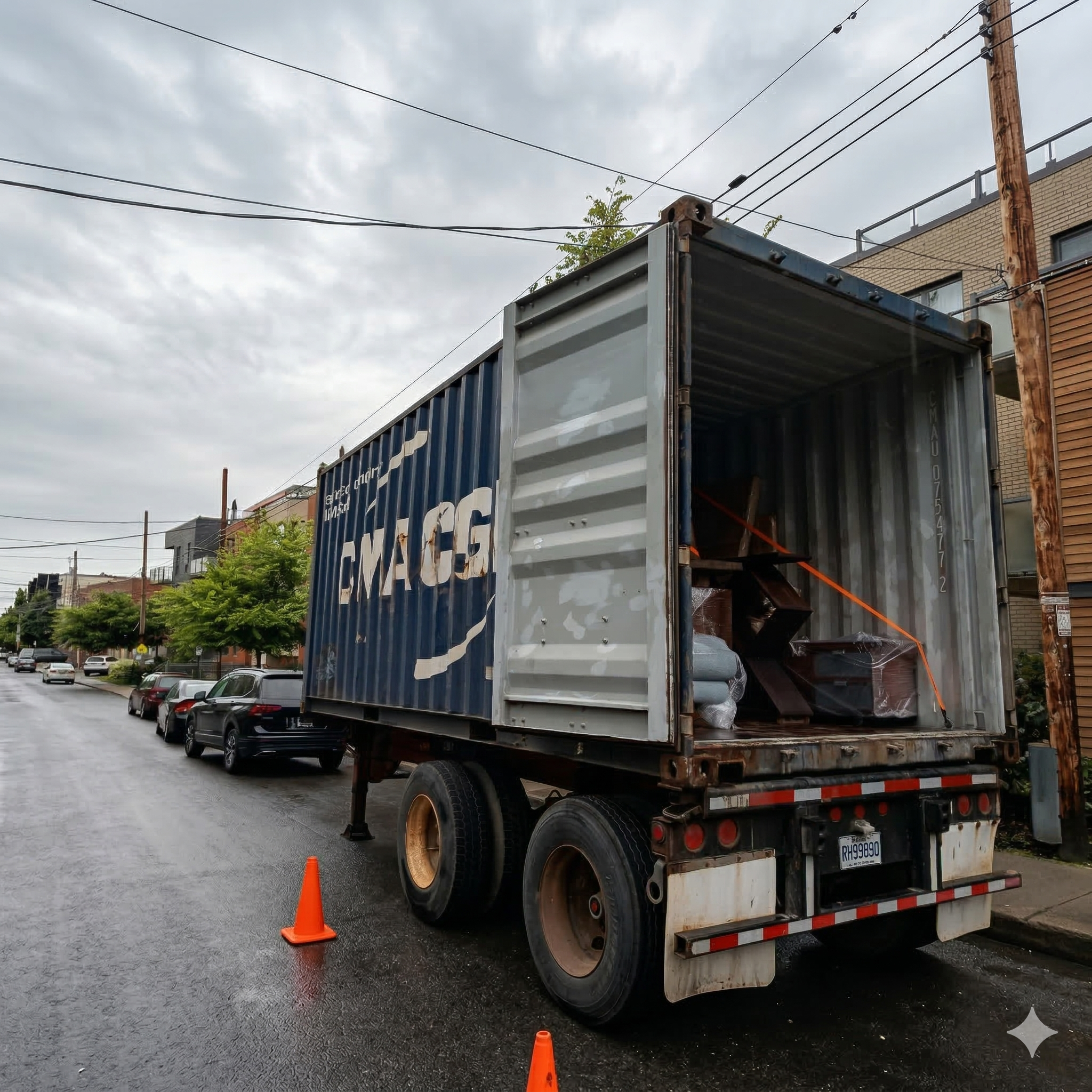 AKA Moving Container Truck