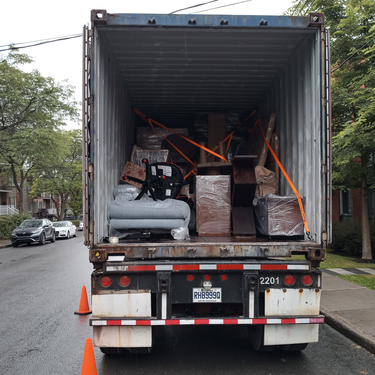 Loaded Truck Ready to Move
