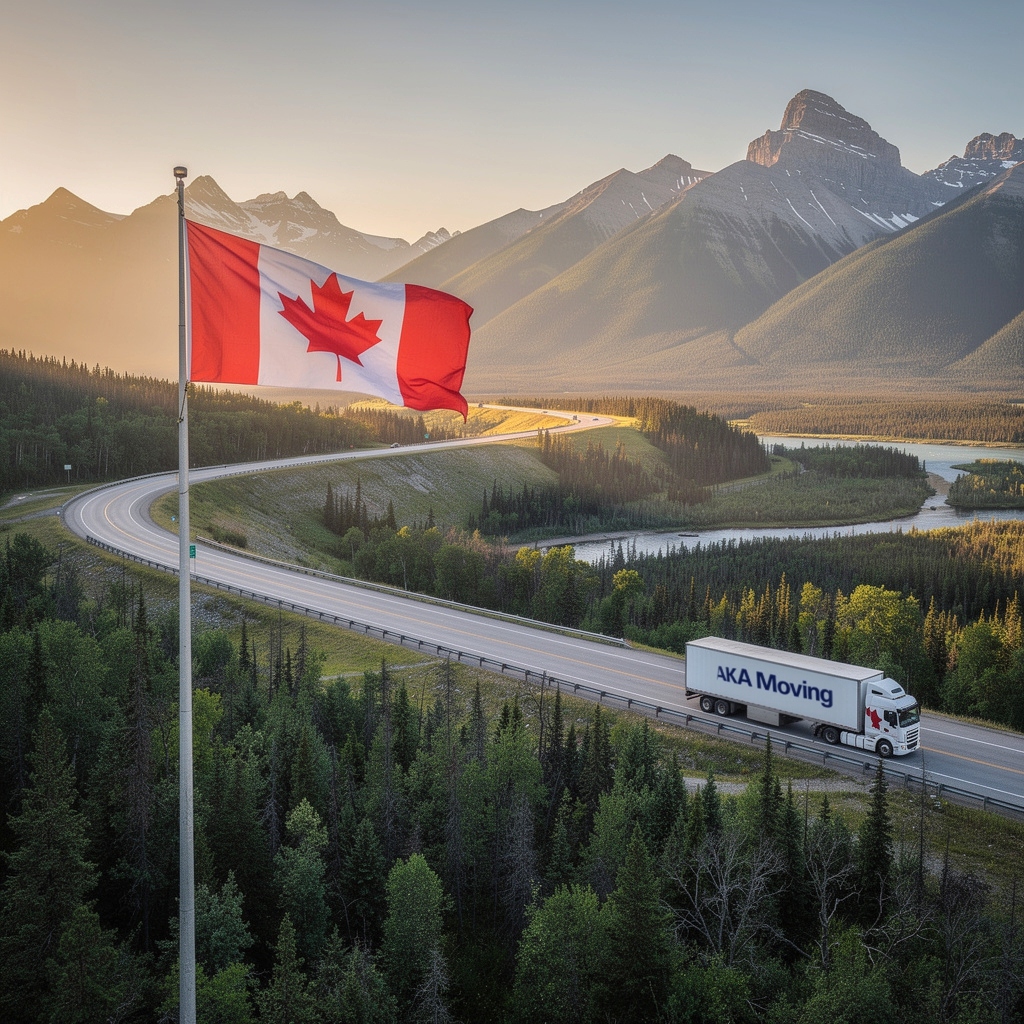 Moving Truck and Staff