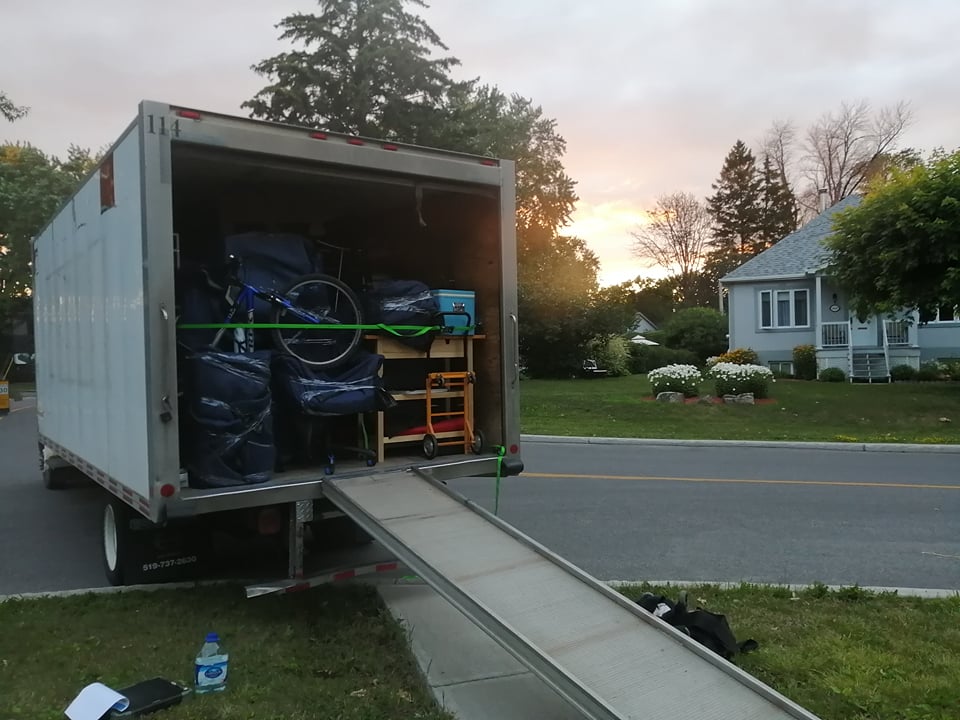Moving and packing the truck efficiently and safely
